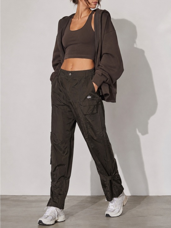 Pants - Alo Yoga Utility Cargo Pants NWT Brown Ripstop Joggers Size M